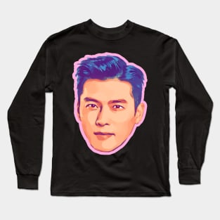 Hyun Bin - Korean Actor Long Sleeve T-Shirt